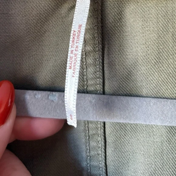 Free People Moonchild Military Jacket Olive Green Women’s Small Boho Utility - Picture 6 of 6